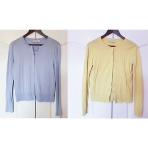 2 Pastel LOFT Cardigans